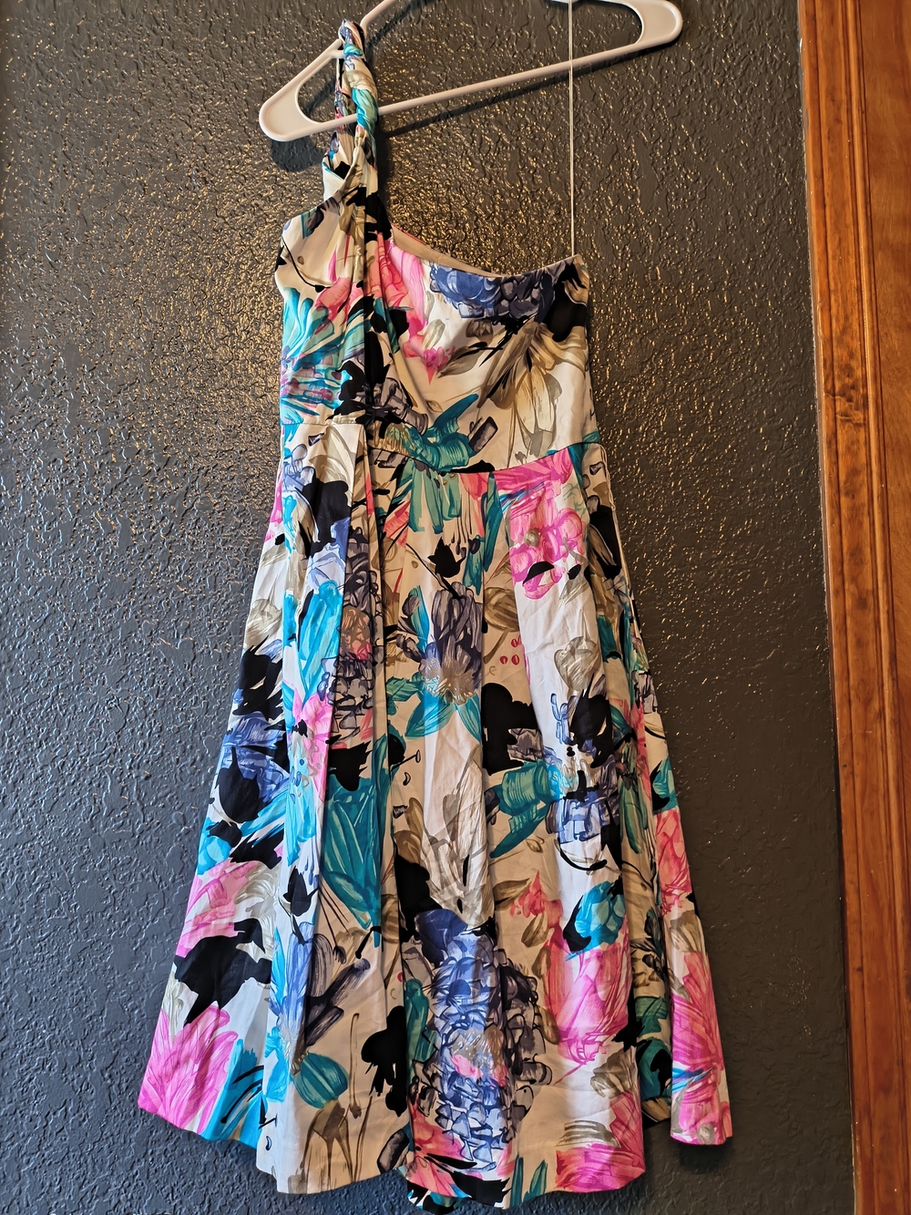 Muse Floral One-Shoulder Dress